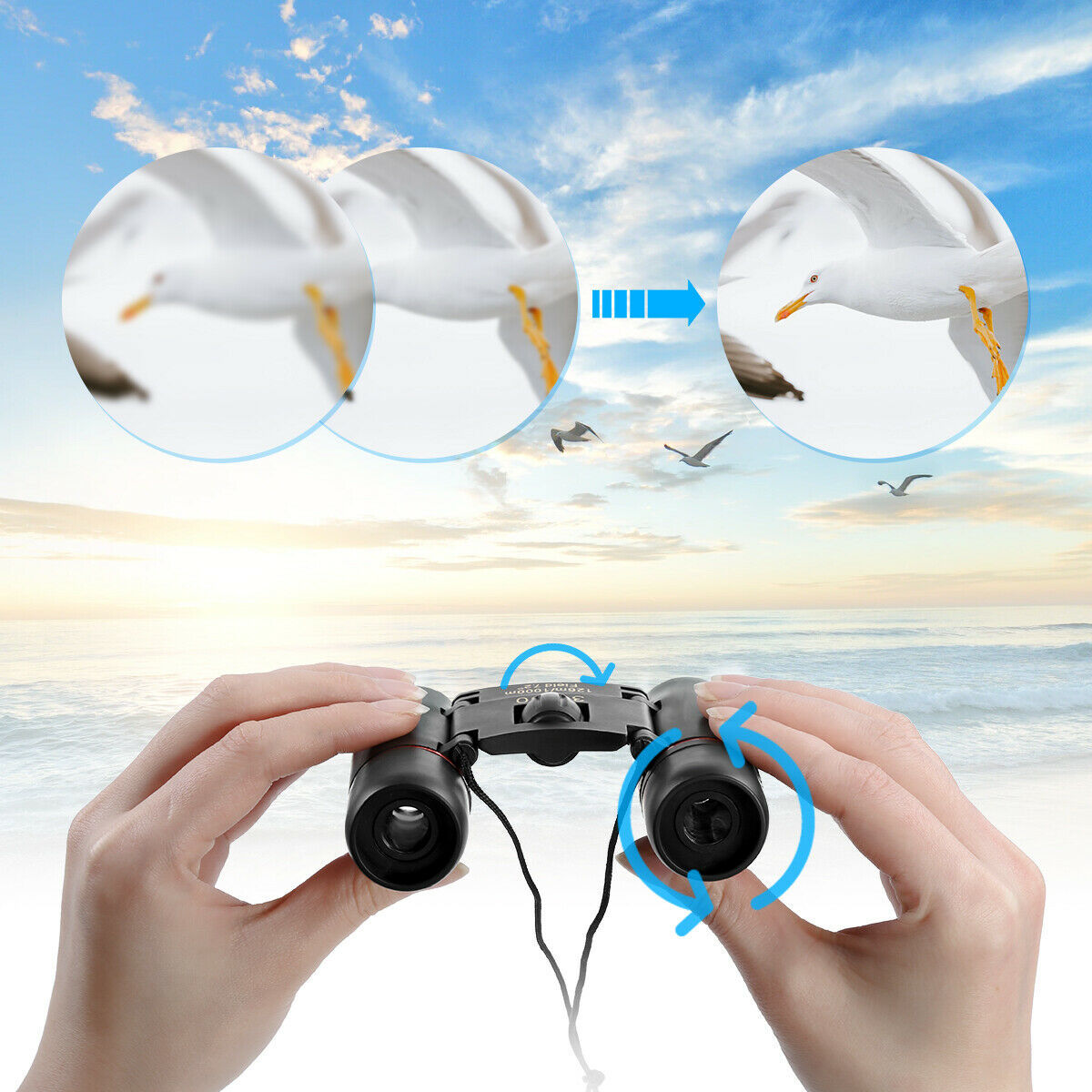 Compact 30x60 Zoom Binoculars for Hiking & Bird Watching - Image 10
